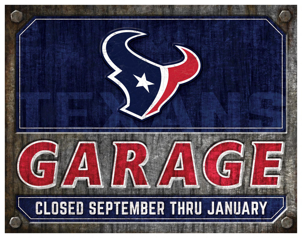 Wholesale NFL2155-Garage Metal / N2155-Houston Texans