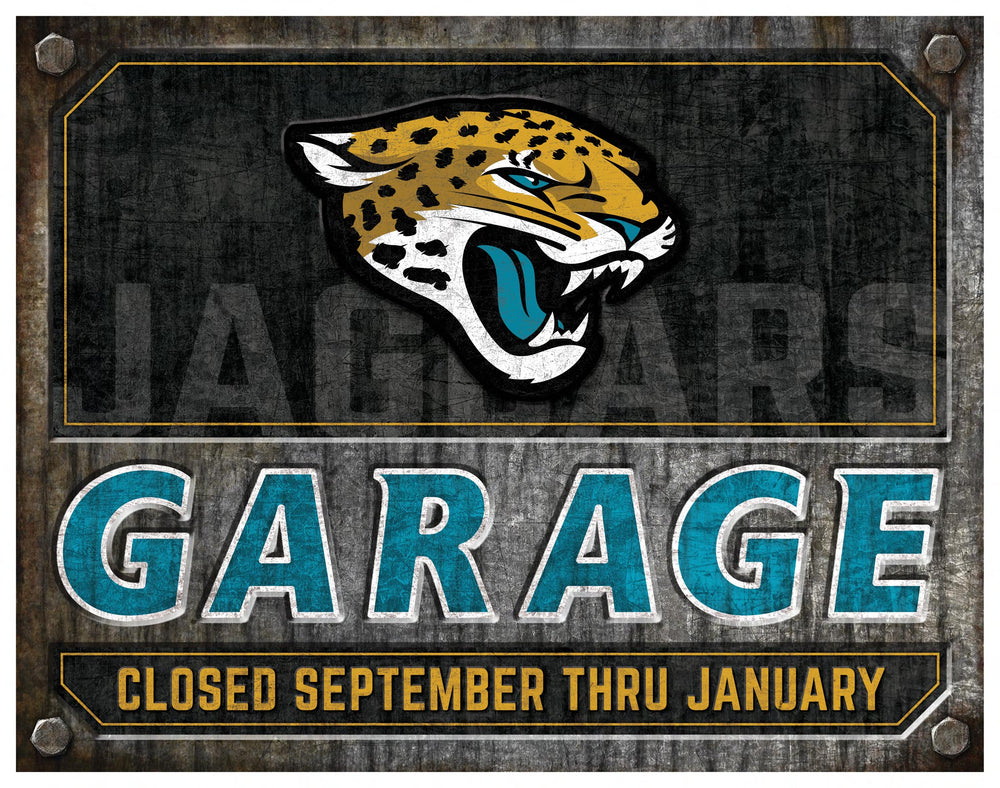 Wholesale NFL2155-Garage Metal / N2155-Jacksonville Jaguars