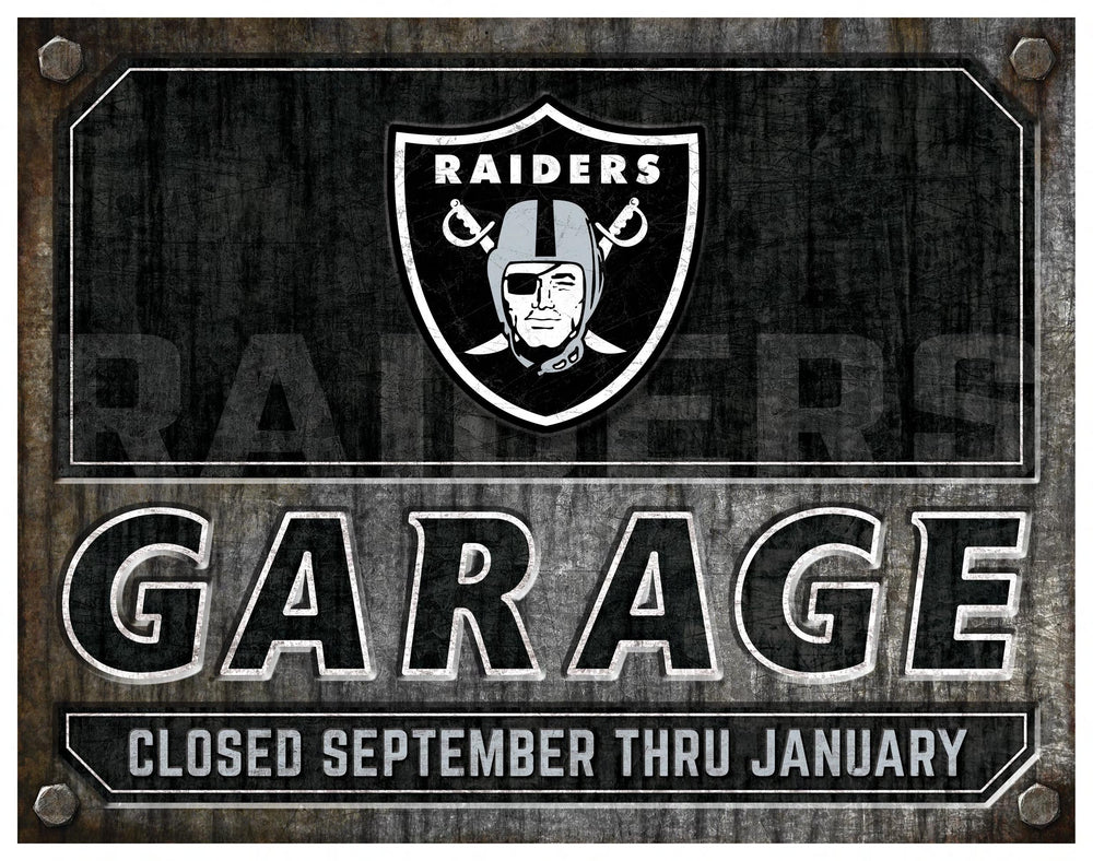 Wholesale NFL2155-Garage Metal / N2155-Las Vegas Raiders