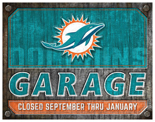 Wholesale NFL2155-Garage Metal / N2155-Miami Dolphins