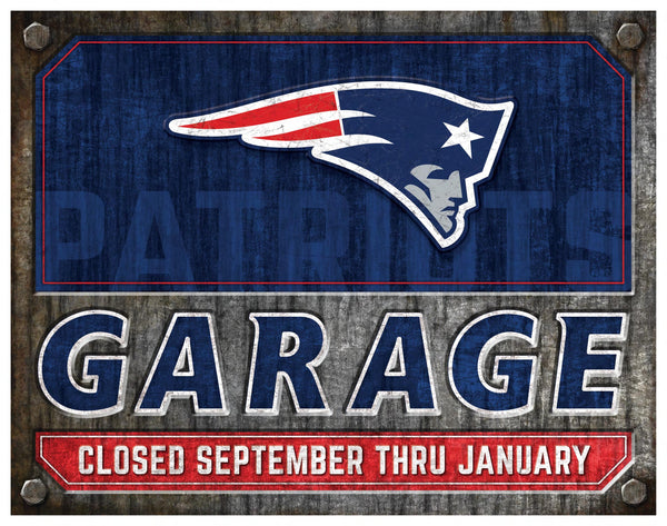 Wholesale NFL2155-Garage Metal / N2155-New England Patriots