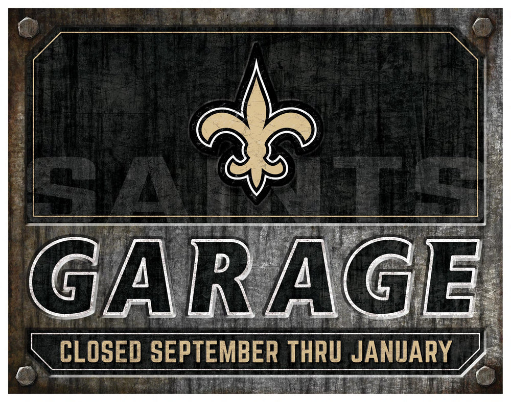 Wholesale NFL2155-Garage Metal / N2155-New Orleans Saints