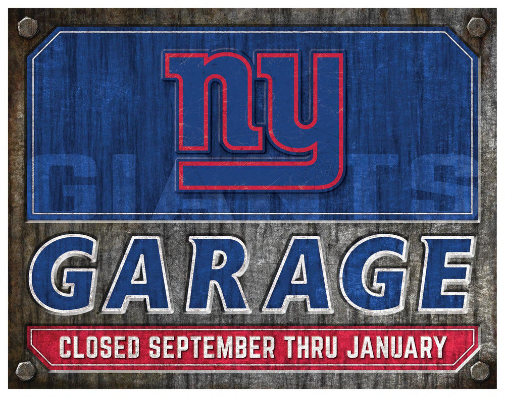 Wholesale NFL2155-Garage Metal / N2155-New York Giants