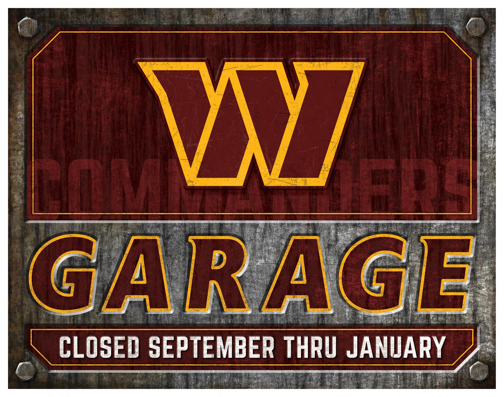 Wholesale NFL2155-Garage Metal / N2155-Washington Commanders