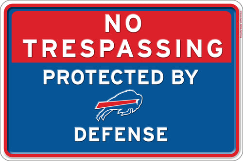 Wholesale NFL2159-No Trespassing 12x8 Metal / N2159-Buffalo Bills