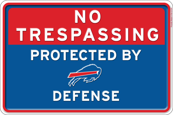 Wholesale NFL2159-No Trespassing 12x8 Metal / N2159-Buffalo Bills
