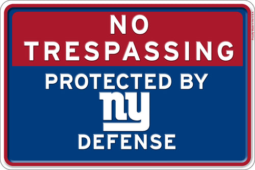 Wholesale NFL2159-No Trespassing 12x8 Metal / N2159-New York Giants