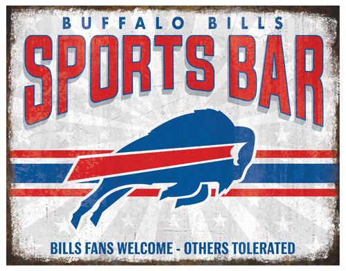 Wholesale NFL2165-Team Sports Bar Metal / N2165-Buffalo Bills