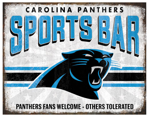 Wholesale NFL2165-Team Sports Bar Metal / N2165-Carolina Panthers