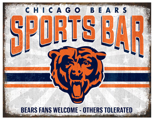 Wholesale NFL2165-Team Sports Bar Metal / N2165-Chicago Bears