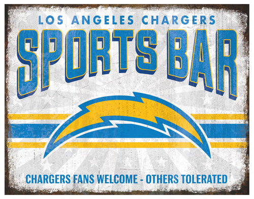 Wholesale NFL2165-Team Sports Bar Metal / N2165-Los Angeles Chargers
