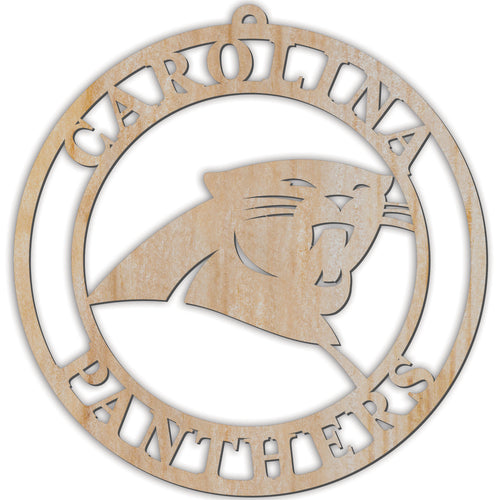 Wholesale NFL2169-Luan Logo Cutout Ornament / N2169-Carolina Panthers