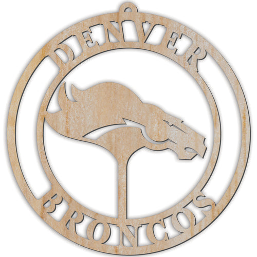 Wholesale NFL2169-Luan Logo Cutout Ornament / N2169-Denver Broncos