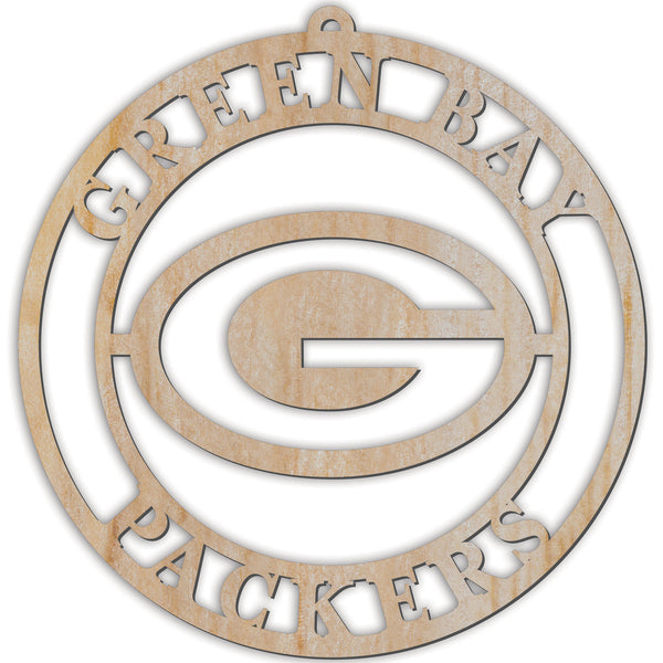 Wholesale NFL2169-Luan Logo Cutout Ornament / N2169-Green Bay Packers