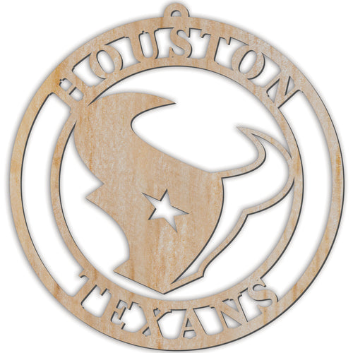 Wholesale NFL2169-Luan Logo Cutout Ornament / N2169-Houston Texans