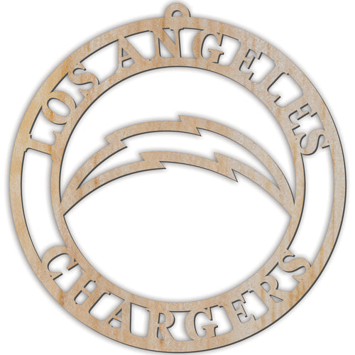 Wholesale NFL2169-Luan Logo Cutout Ornament / N2169-Los Angeles Chargers
