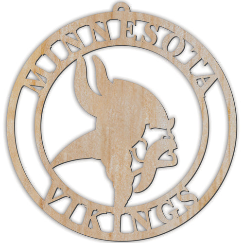 Wholesale NFL2169-Luan Logo Cutout Ornament / N2169-Minnesota Vikings