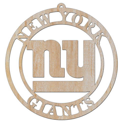 Wholesale NFL2169-Luan Logo Cutout Ornament / N2169-New York Giants