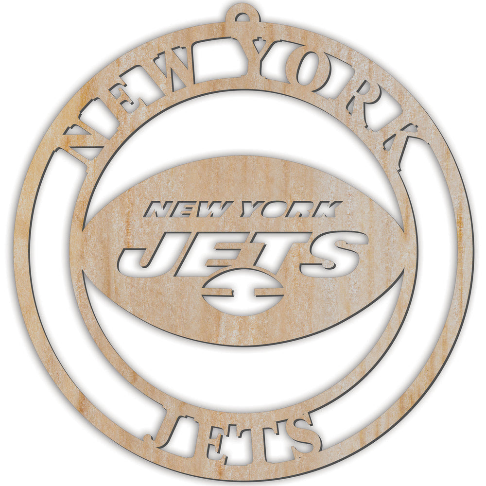 Wholesale NFL2169-Luan Logo Cutout Ornament / N2169-New York Jets