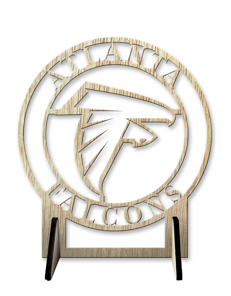 Wholesale NFL2179-Logo Cutout Desk Plaque / N2179-Atlanta Falcons