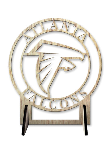 Wholesale NFL2179-Logo Cutout Desk Plaque / N2179-Atlanta Falcons