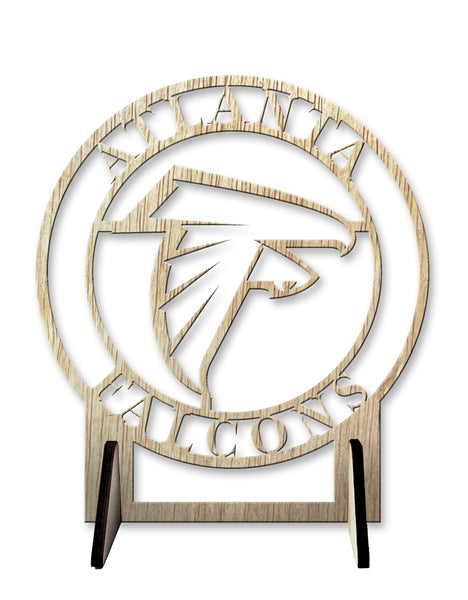 Wholesale NFL2179-Logo Cutout Desk Plaque / N2179-Atlanta Falcons