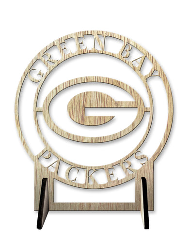 Wholesale NFL2179-Logo Cutout Desk Plaque / N2179-Green Bay Packers