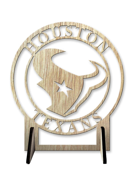 Wholesale NFL2179-Logo Cutout Desk Plaque / N2179-Houston Texans