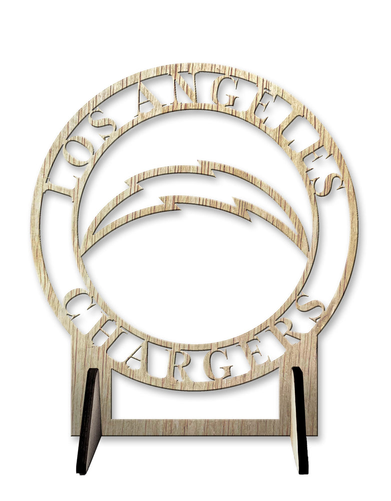 Wholesale NFL2179-Logo Cutout Desk Plaque / N2179-Los Angeles Chargers