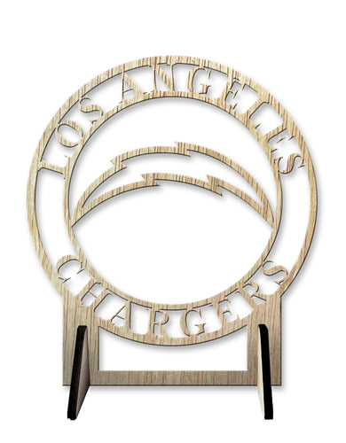 Wholesale NFL2179-Logo Cutout Desk Plaque / N2179-Los Angeles Chargers