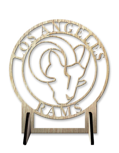 Wholesale NFL2179-Logo Cutout Desk Plaque / N2179-Los Angeles Rams