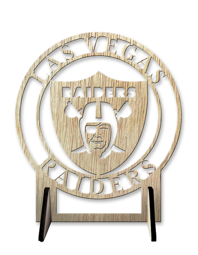 Wholesale NFL2179-Logo Cutout Desk Plaque / N2179-Las Vegas Raiders