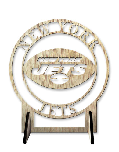 Wholesale NFL2179-Logo Cutout Desk Plaque / N2179-New York Jets