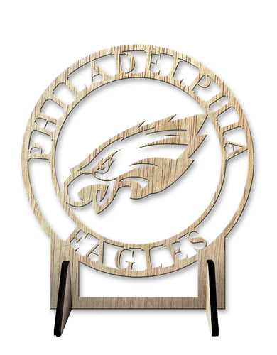 Wholesale NFL2179-Logo Cutout Desk Plaque / N2179-Philadelphia Eagles