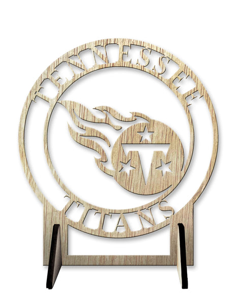 Wholesale NFL2179-Logo Cutout Desk Plaque / N2179-Tennessee Titans