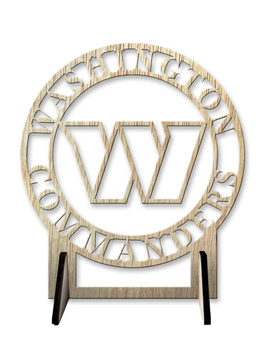 Wholesale NFL2179-Logo Cutout Desk Plaque / N2179-Washington Commanders