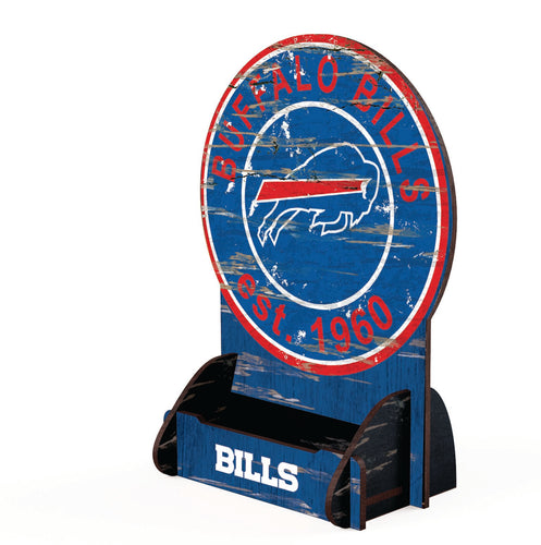Wholesale NFL2181-Circle Logo Business Card Holder / N2181-Buffalo Bills