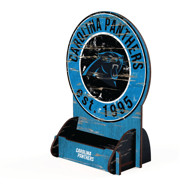 Wholesale NFL2181-Circle Logo Business Card Holder / N2181-Carolina Panthers