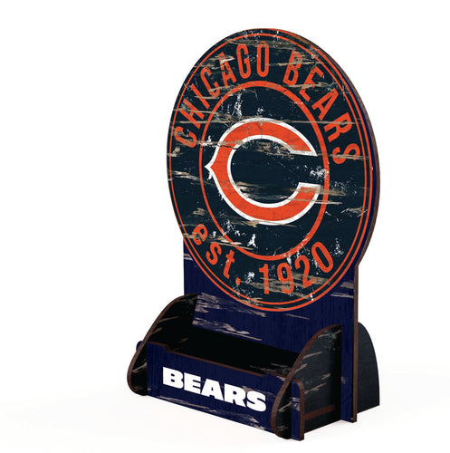 Wholesale NFL2181-Circle Logo Business Card Holder / N2181-Chicago Bears