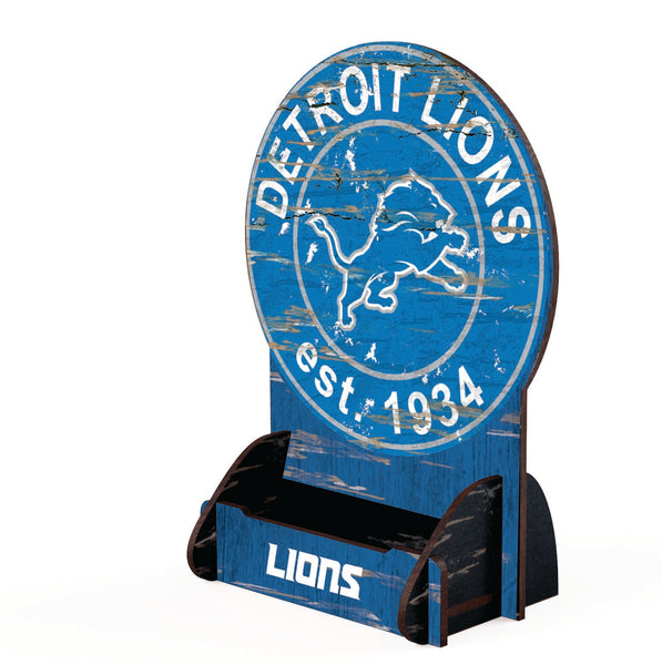 Wholesale NFL2181-Circle Logo Business Card Holder / N2181-Detroit Lions