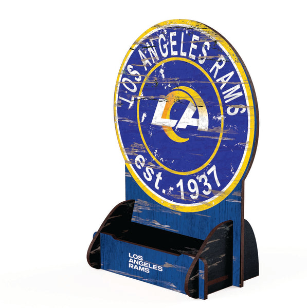 Wholesale NFL2181-Circle Logo Business Card Holder / N2181-Los Angeles Rams