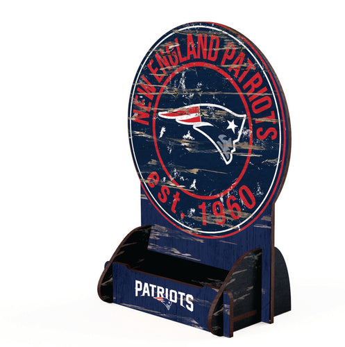 Wholesale NFL2181-Circle Logo Business Card Holder / N2181-New England Patriots