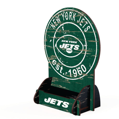 Wholesale NFL2181-Circle Logo Business Card Holder / N2181-New York Jets