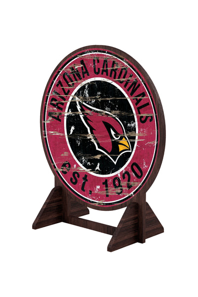 Wholesale NFL2187-Desktop Circle Logo Stand / N2187-Arizona Cardinals