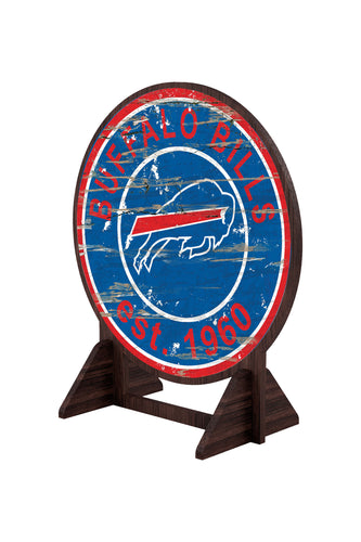 Wholesale NFL2187-Desktop Circle Logo Stand / N2187-Buffalo Bills