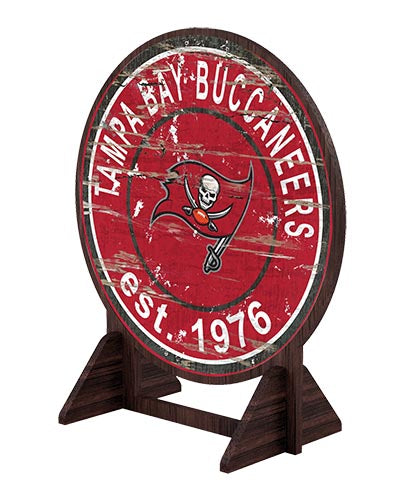 Wholesale NFL2187-Desktop Circle Logo Stand / N2187-Tampa Bay Buccaneers