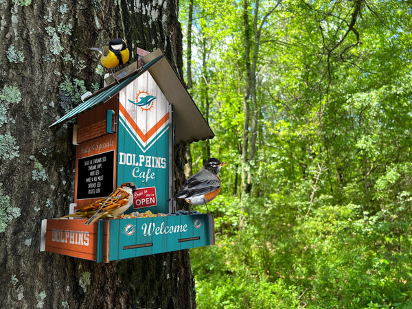 Wholesale NFL2206-Bird Feeder / Lifestyle images / N2206-Miami Dolphins