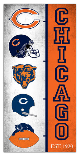 Wholesale NFL2209-Team Logo Progression 6x12 / N2209-Chicago Bears