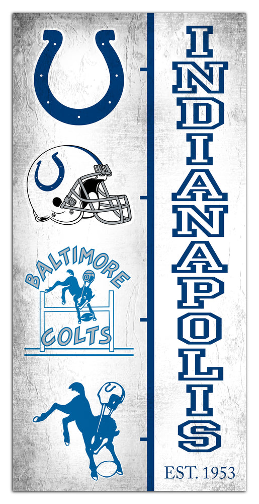 Wholesale NFL2209-Team Logo Progression 6x12 / N2209-Indianapolis Colts
