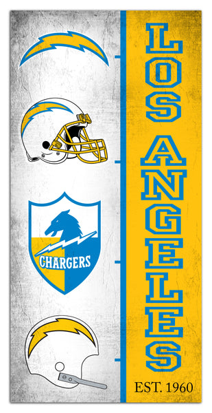 Wholesale NFL2209-Team Logo Progression 6x12 / N2209-Los Angeles Chargers
